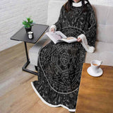 Medieval Occult Sign SED-0235 Sleeved Blanket