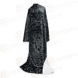 Medieval Occult Sign SED-0235 Sleeved Blanket