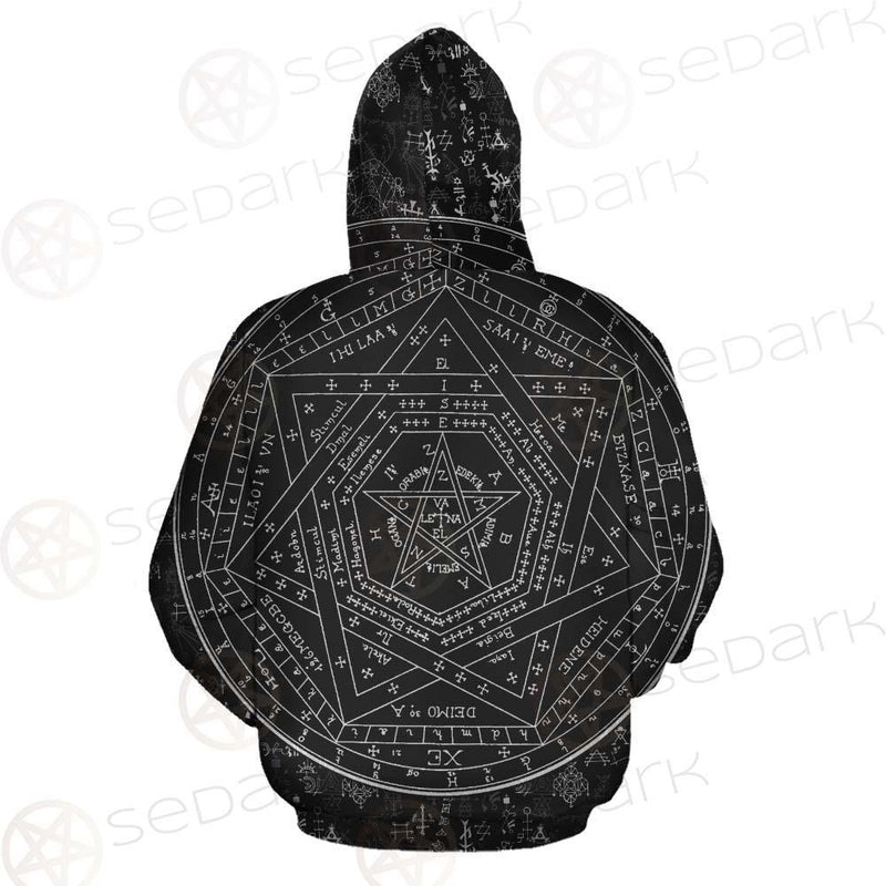 Medieval Occult Sign SED-0235 Zip-up Hoodies