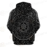 Medieval Occult Sign SED-0235 Hoodie Raglan Zip