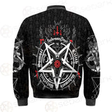 Pentagram Occult Red SED-0236 Bomber Jacket