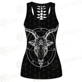 Pentagram Occult Red SED-0236 Hollow Out Tank Top