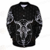 Pentagram Occult Red SED-0236 Button Jacket