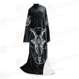 Pentagram Occult Red SED-0236 Sleeved Blanket