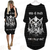 Satan Can I Help You SED-0237 Batwing Pocket Dress
