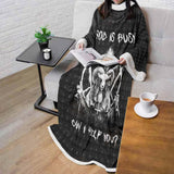 Satan Can I Help You SED-0237 Sleeved Blanket