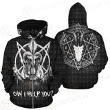 Satan Can I Help You SED-0237 Zip-up Hoodies