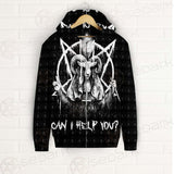 Satan Can I Help You SED-0237 Zip-up Hoodies