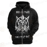 Satan Can I Help You SED-0237 Hoodie Raglan Zip