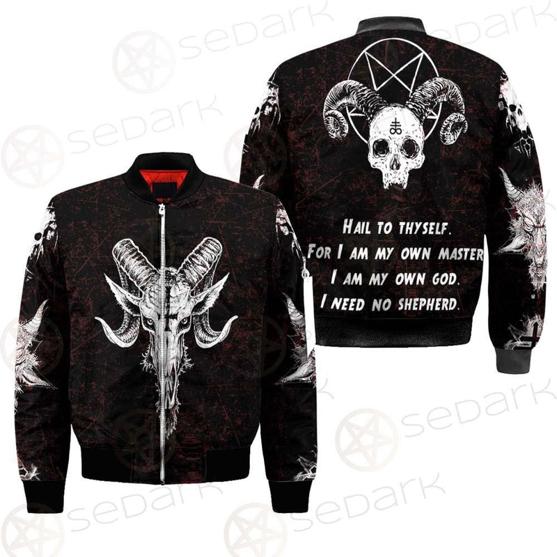 Satan Not A Sheep SED-0238 Bomber Jacket