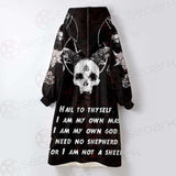 Satan Not A Sheep SED-0238 Oversized Sherpa Blanket Hoodie