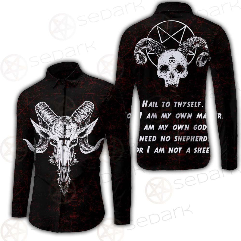 Satan Not A Sheep SED-0238 Long Sleeve Shirt