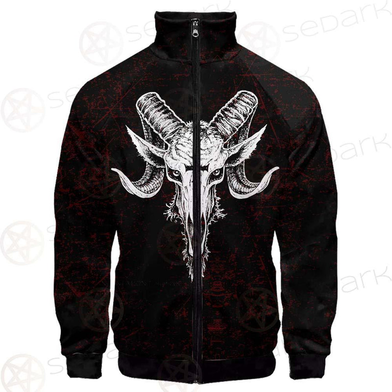 Satan Not A Sheep SED-0238 Stand-up Collar Jacket