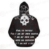 Satan Not A Sheep SED-0238 Zip-up Hoodies