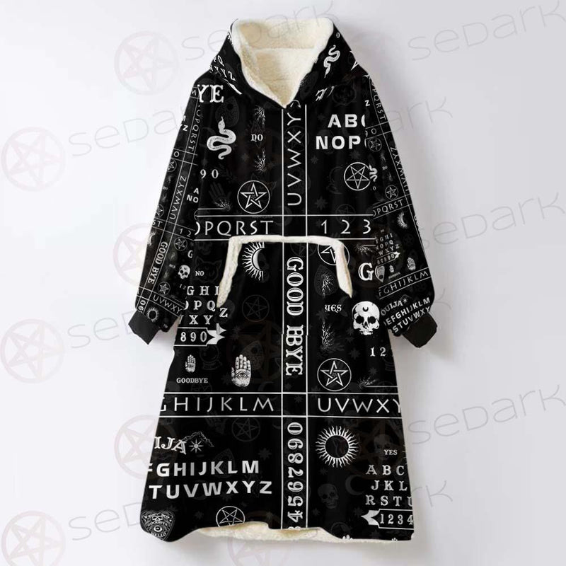Gothic Ouija SED-0239 Oversized Sherpa Blanket Hoodie