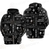 Gothic Ouija SED-0239 Hoodie Raglan