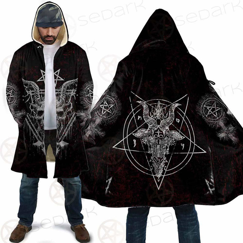 Pentagram Cross Inverted SED-0250 Cloak with bag