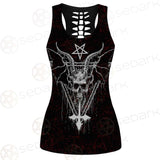 Pentagram Cross Inverted SED-0250 Hollow Out Tank Top