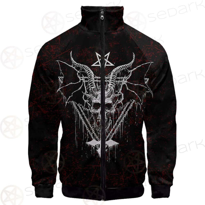 Pentagram Cross Inverted SED-0250 Stand-up Collar Jacket