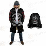 Pentagram Triple Skull SED-0287 Cloak with bag