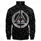 Pentagram Triple Skull SED-0287 Stand-up Collar Jacket