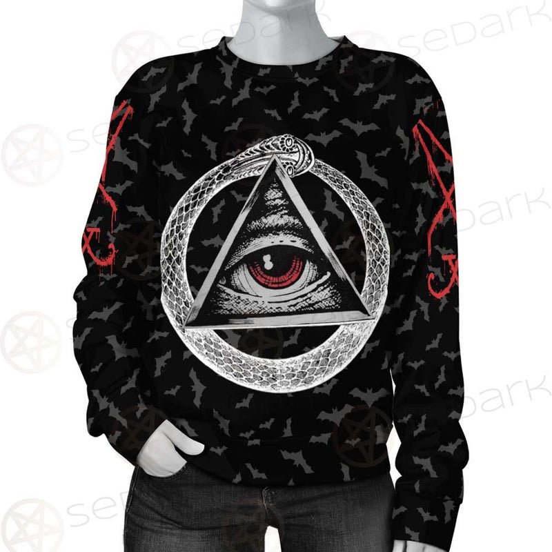 Pentagram Triple Skull SED-0287 Unisex Sweatshirt