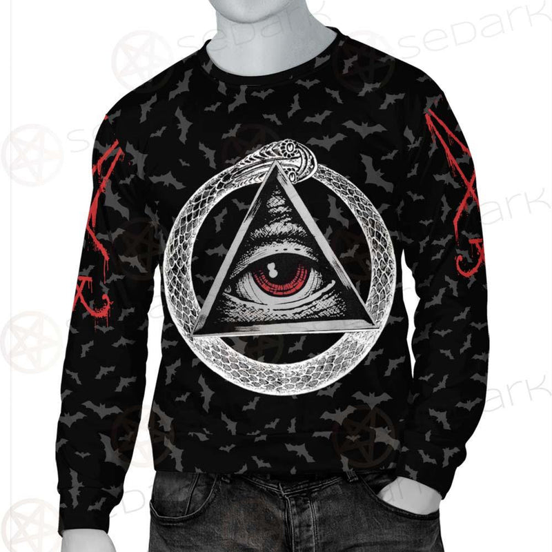 Pentagram Triple Skull SED-0287 Unisex Sweatshirt