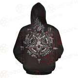 Pentagram Symbol SED-0288 Hoodie Allover