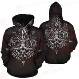 Pentagram Symbol SED-0288 Hoodie Allover