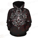 Pentagram Symbol SED-0288 Hoodie Allover