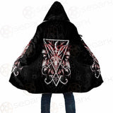 Baphomet Cross Inverted SED-0289 Cloak with bag