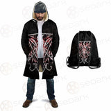 Baphomet Cross Inverted SED-0289 Cloak with bag