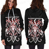 Baphomet Cross Inverted SED-0289 Hoodie Dress