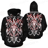 Baphomet Cross Inverted SED-0289 Hoodie Allover