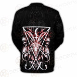 Baphomet Cross Inverted SED-0289 Button Jacket