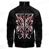 Baphomet Cross Inverted SED-0289 Stand-up Collar Jacket