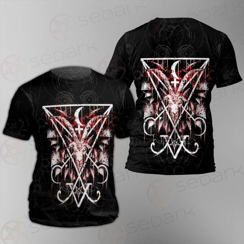 Baphomet Cross Inverted SED-0289 Unisex T-shirt