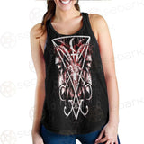 Baphomet Cross Inverted SED-0289 Women Tank Top