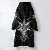 Baphomet Sigil SED-0290 Oversized Sherpa Blanket Hoodie