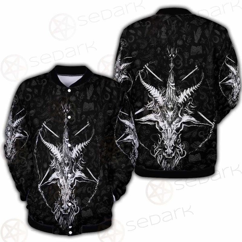 Baphomet Sigil SED-0290 Button Jacket