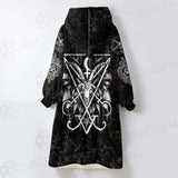 Lucifer Symbol SED-0292 Oversized Sherpa Blanket Hoodie