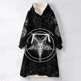 Lucifer Symbol SED-0292 Oversized Sherpa Blanket Hoodie