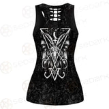 Lucifer Symbol SED-0292 Hollow Out Tank Top