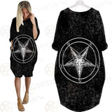 Lucifer Symbol SED-0292 Batwing Pocket Dress