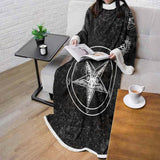 Lucifer Symbol SED-0292 Sleeved Blanket