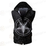 Lucifer Symbol SED-0292 Zip Sleeveless Hoodie