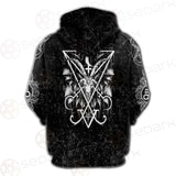 Lucifer Symbol SED-0292 Hoodie Raglan Zip