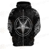 Lucifer Symbol SED-0292 Hoodie Raglan Zip