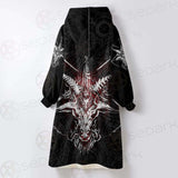 Lucifer Symbol SED-0293 Oversized Sherpa Blanket Hoodie