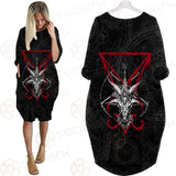 Lucifer Symbol SED-0293 Batwing Pocket Dress